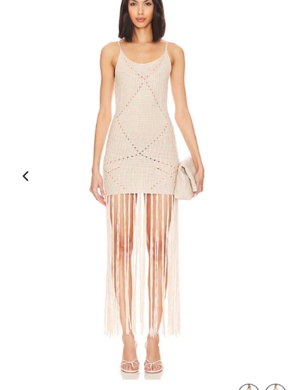 MORE TO COME Avi Maxi Dress — Natural | Size L